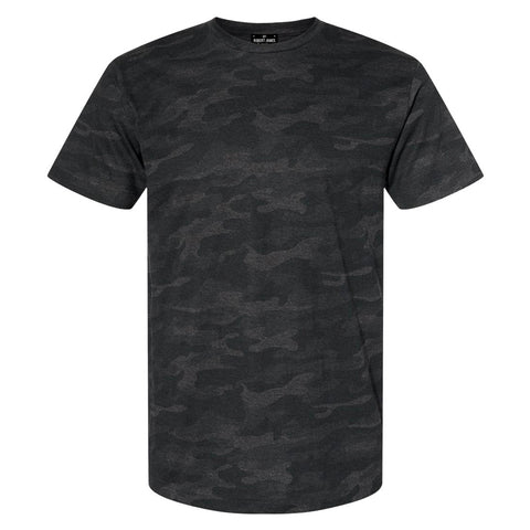 THE BOWERY ROCK N ROLL FIT TEE - Black Stealth Camo Men's Knit T-Shirt By Robert James