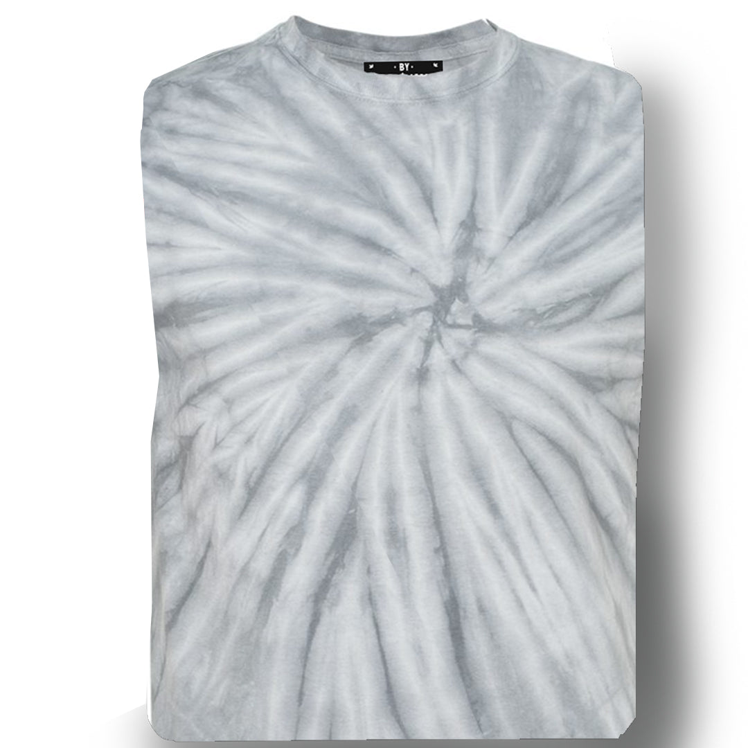 GREY CYCLONE TIE DIE / Men's Knit T-Shirt By Robert James