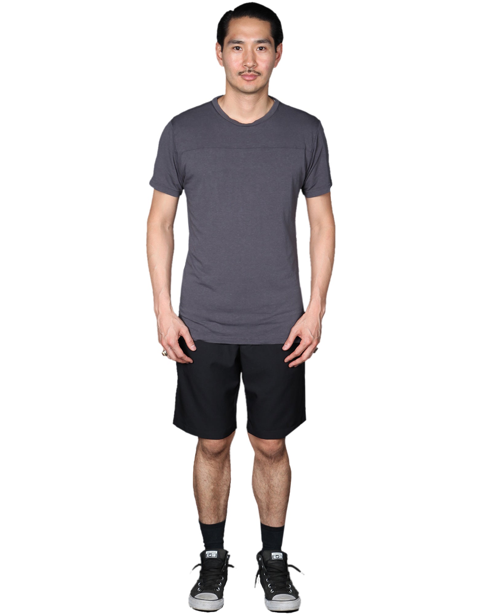 DECK SWIM SHORT 19 // BLACK Men's Swim Shorts By Robert James
