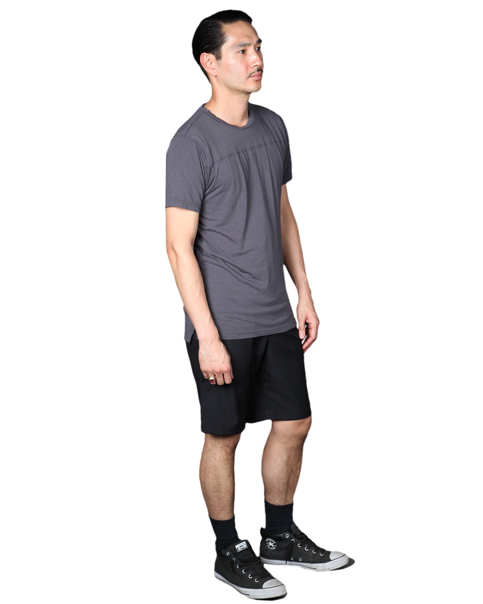 DECK SWIM SHORT 19 // BLACK Men's Swim Shorts By Robert James