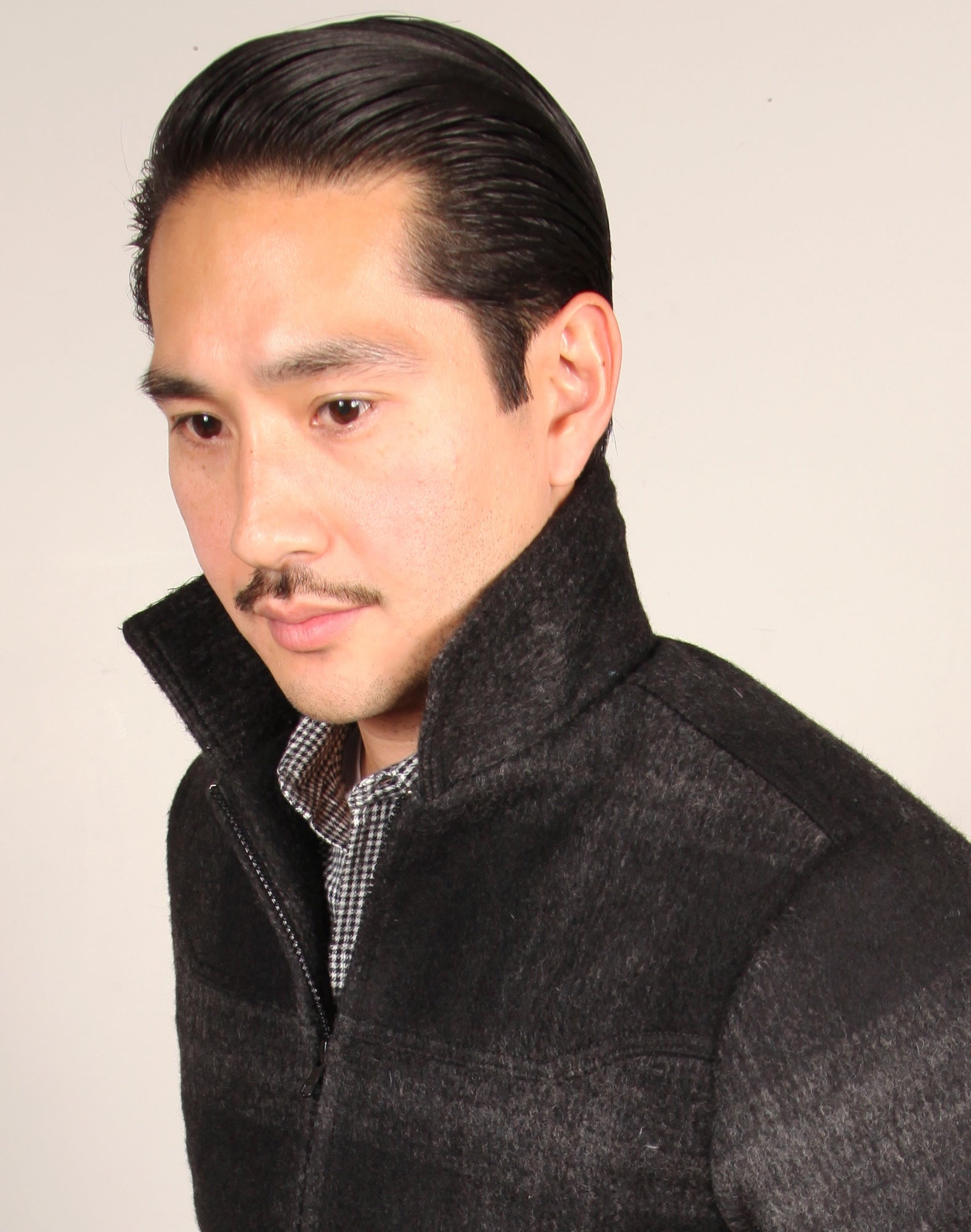 GRAND WORK JACKET // CHARCOAL PLAID Men's Jacket By Robert James