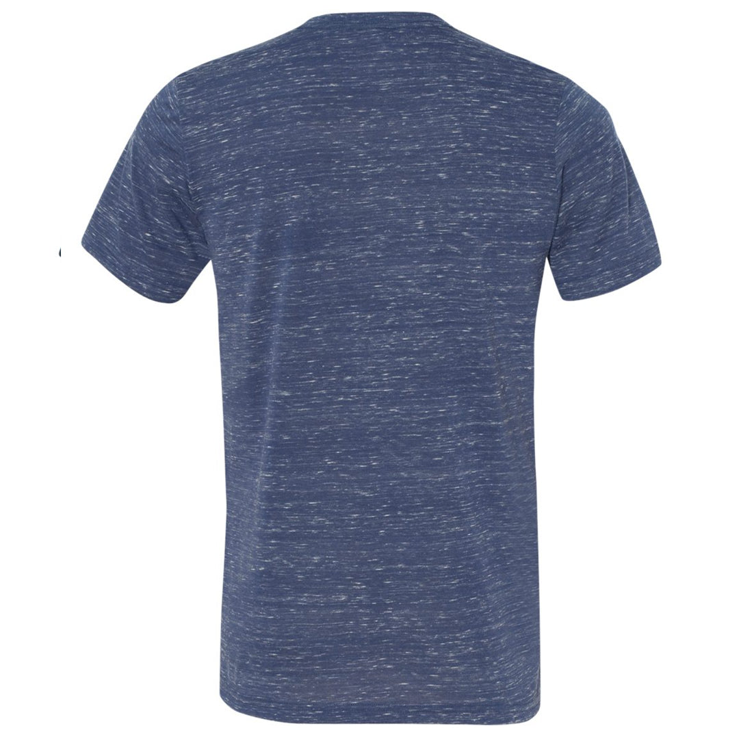 THE MAX FLECK TEE -Small only - Navy White Marble Men's Knit T-Shirt By Robert James
