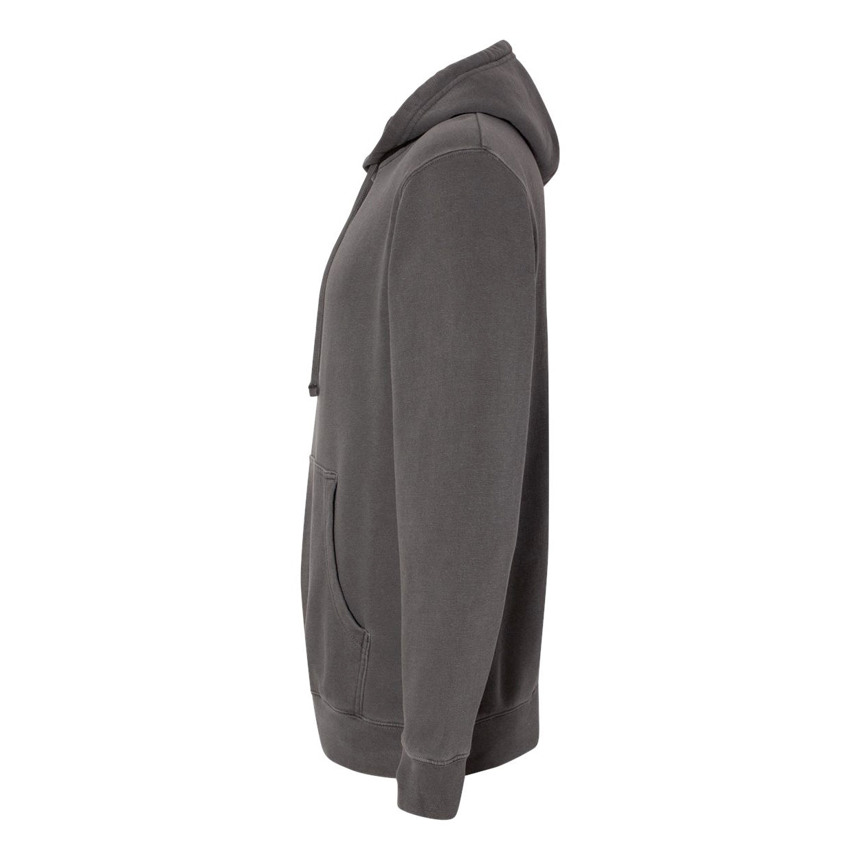 THE SHOVEL HEAD PIGMENT DYED PULL OVER HOODIE - CARBON BLACK Men's Knit T-Shirt By Robert James