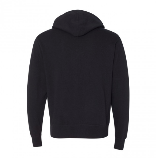 BRJ BROADWAY // BLACK Full Zip Hoodie - French Terry Men's Knit By Robert James