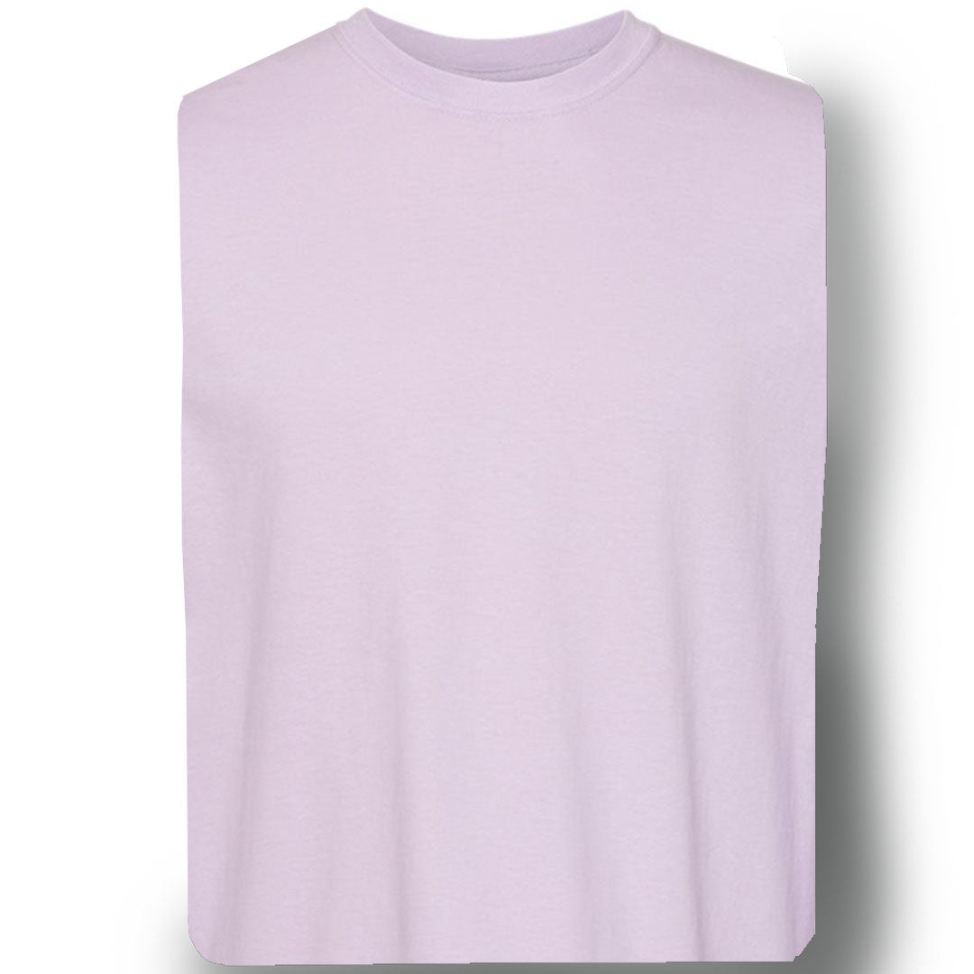 THE BUCK LONG SLEEVE PIGMENT DYED TEE - LAVENDER Men's Knit T-Shirt By Robert James