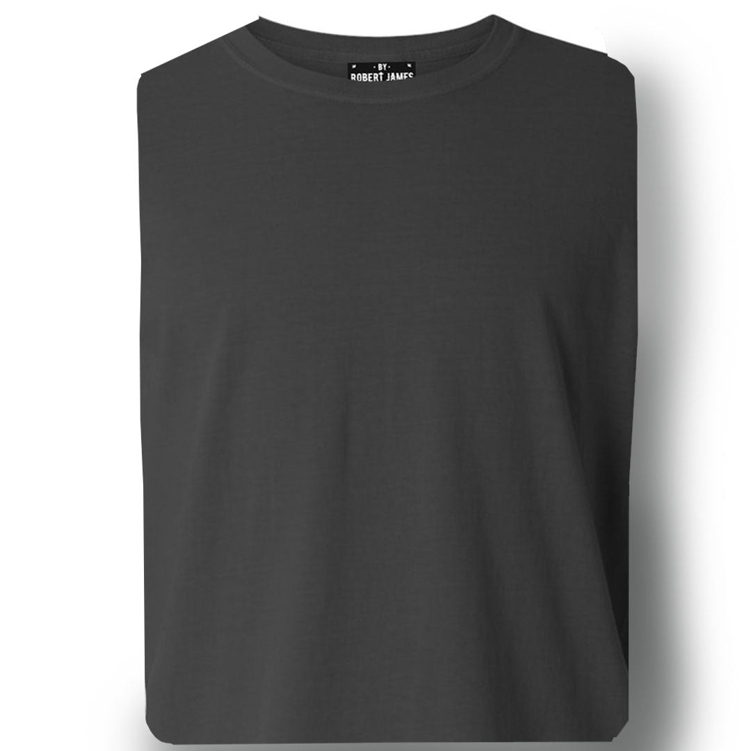 THE BUCK LONG SLEEVE PIGMENT DYED TEE - washed black Men's Knit T-Shirt By Robert James