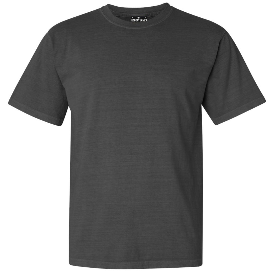 THE RULLOW PIGMENT DYED TEE - WASHED BLACK Men's Knit T-Shirt By Robert James