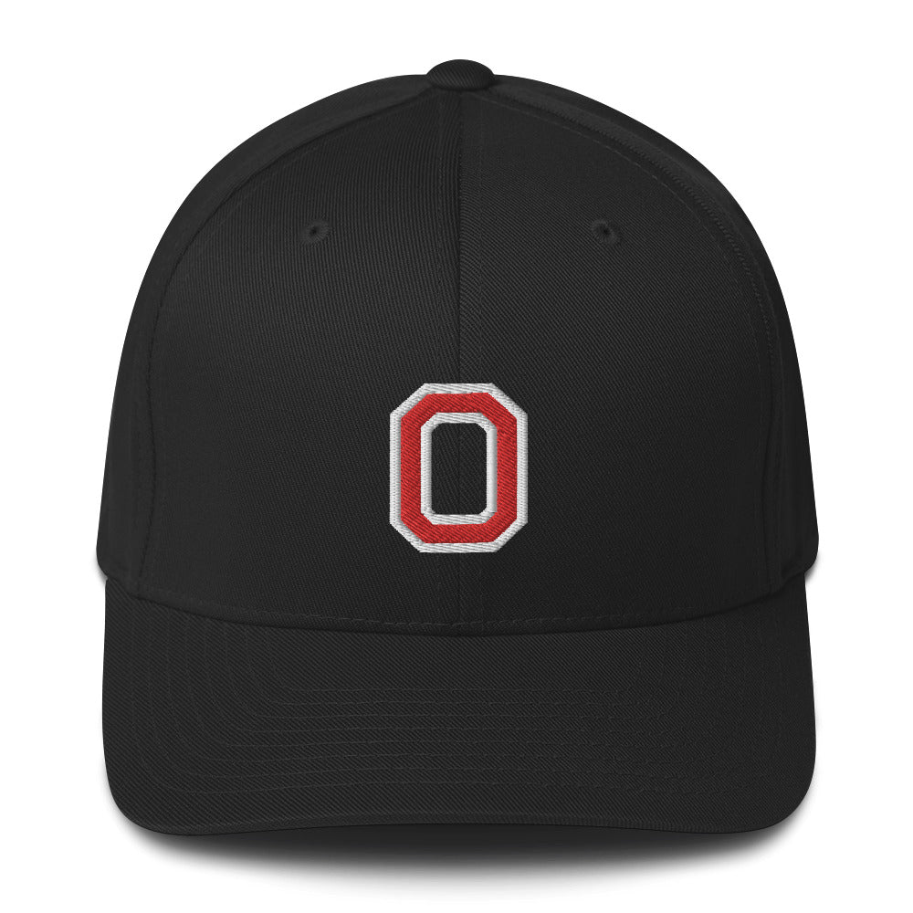 Block "zero" Red - Flex Fit Structured Twill Cap