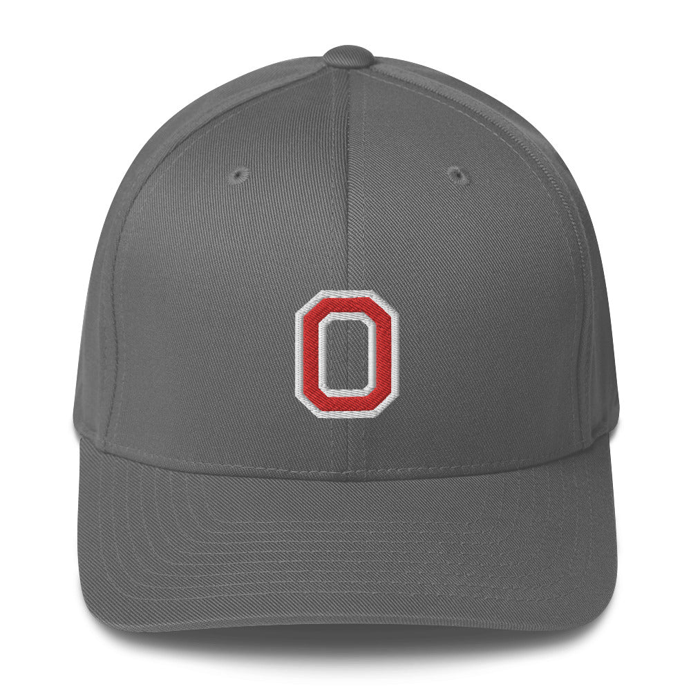 Block "zero" Red - Flex Fit Structured Twill Cap