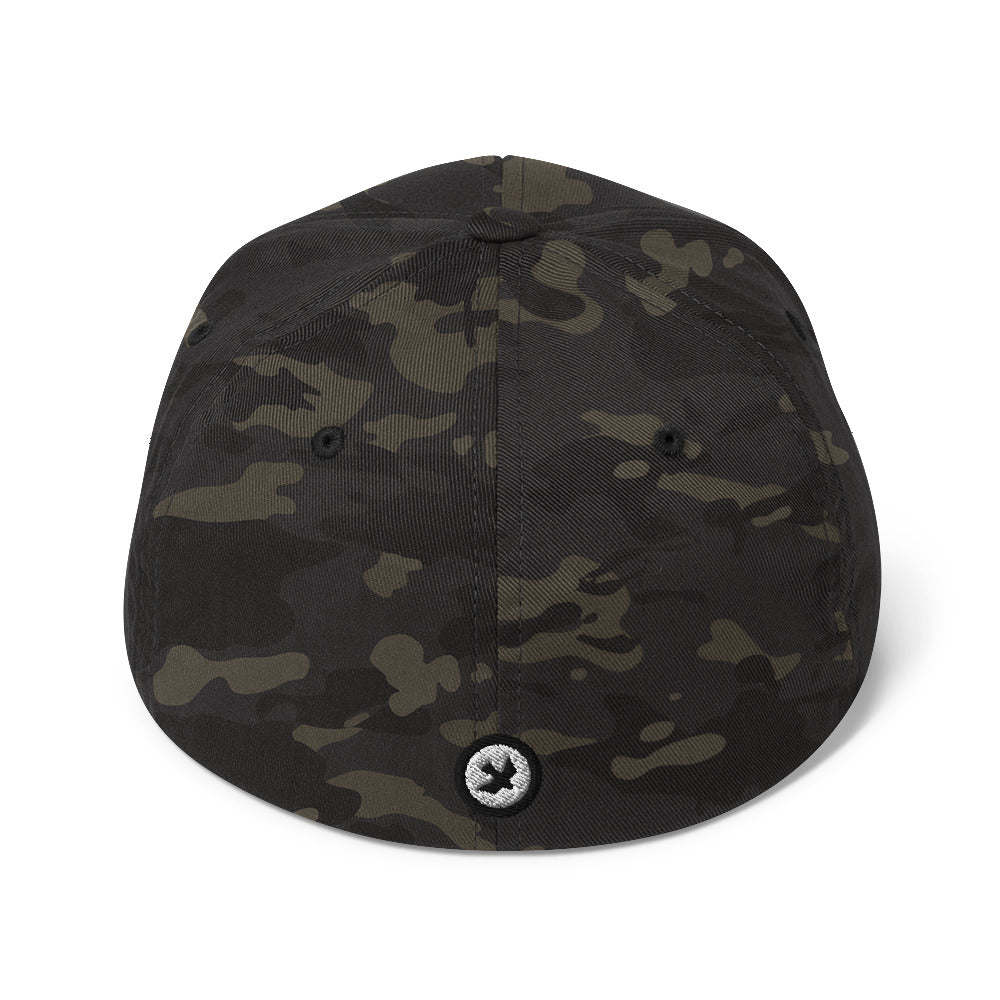 Flex Fit Block "ZERO" Direct Embroidery Structured Twill Cap