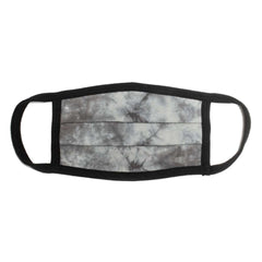 USA MADE Comfort Cotton / Face Mask - GREY TIE DYE
