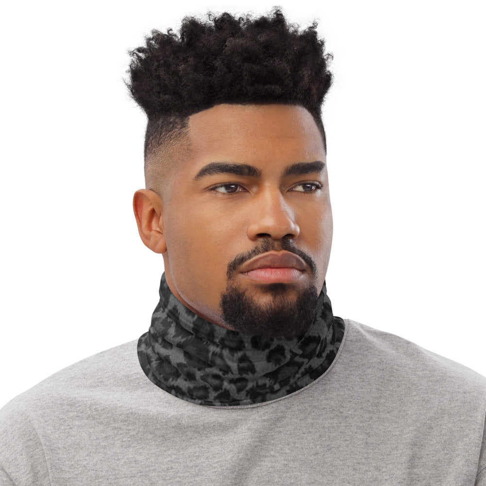 BRJ GUNMETAL LEPPARD / Neck Gaiter