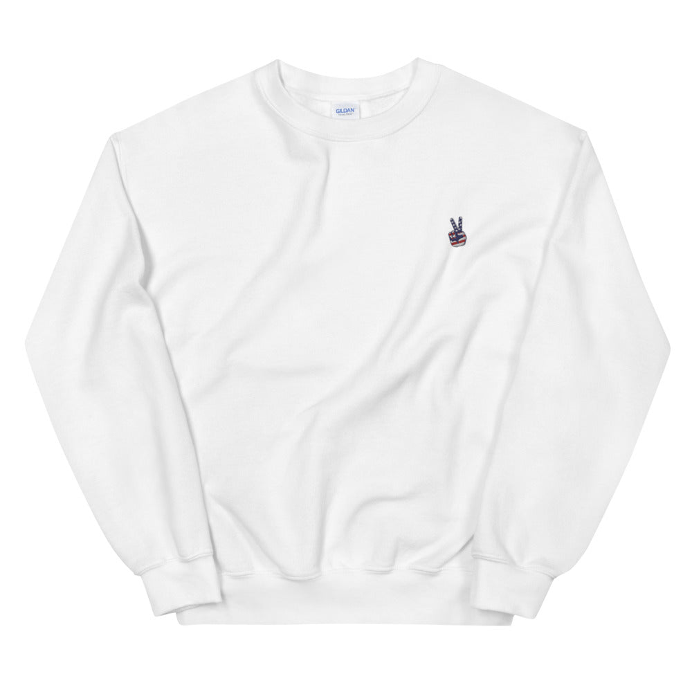 PEACE OUT EMBROIDERY / Unisex Sweatshirt