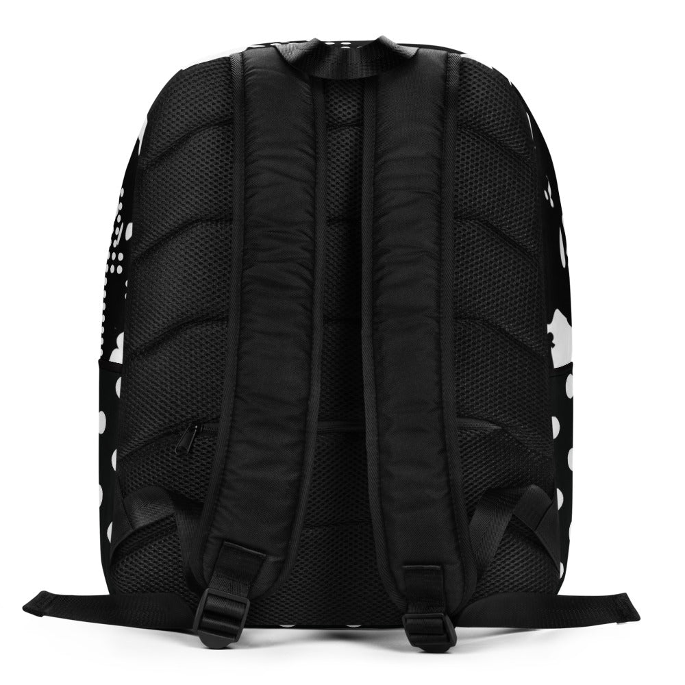 BLACK MAMBA DOT CAMO /. Minimalist Backpack