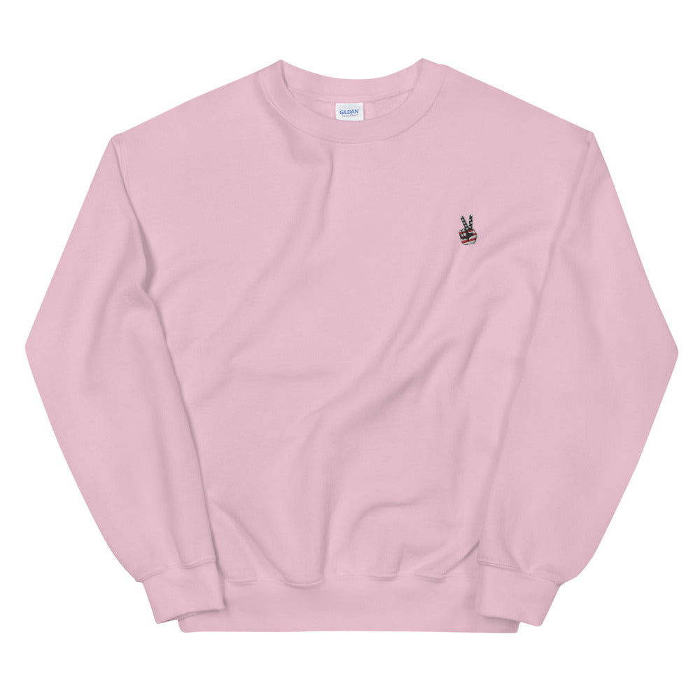 BRJ PEACE OUT BLACK ./ Med Weight Sweatshirt