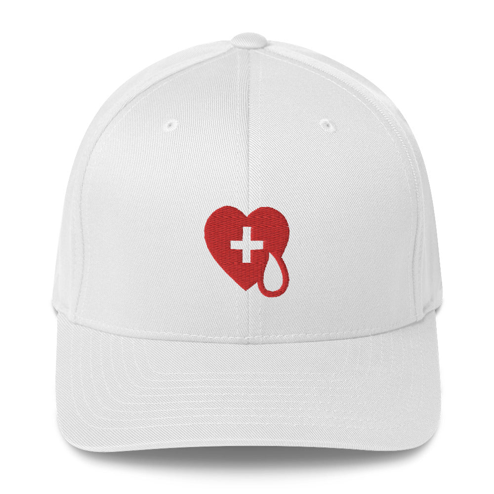 RED CROSS HEART & TEAR / Structured Twill Cap