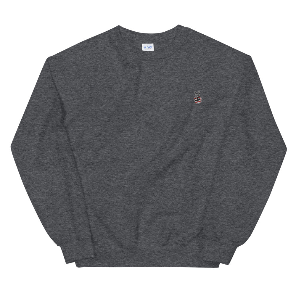 BRJ PEACE OUT BLACK ./ Med Weight Sweatshirt