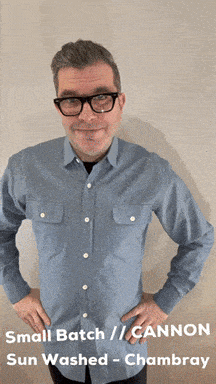 Cannon // Sun Washed Chambray - SMALL BATCH STYLE