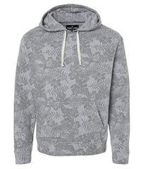 BOWERY HOODIE // Concrete Heather Floral Sustainable recycled Tri-blend  Hoodie