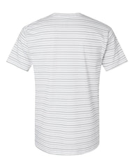 THE BOWERY ROCK N ROLL FIT TEE -  Black White Stripe Men's Knit T-Shirt By Robert James (Copy)