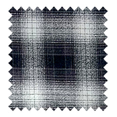 Tommy Gene // BLACK GREY SHADOW PLAID FLANNEL - IN STOCK MEDIUM