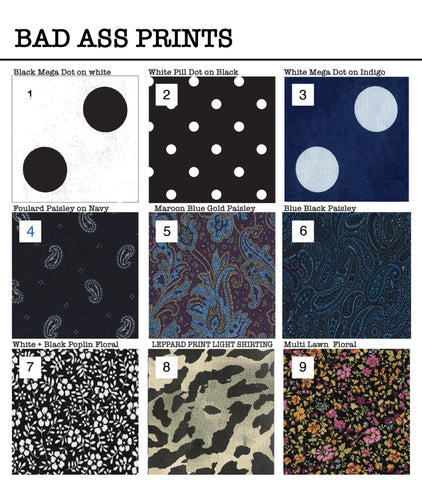 SMALL BATCH STYLES- "BAD ASS  PRINTS"