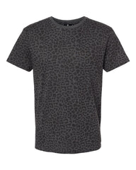 THE BOWERY ROCK N ROLL FIT TEE -  Stealth Leppard  Men's Knit T-Shirt By Robert James