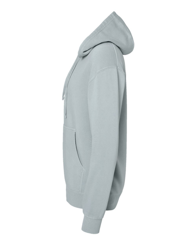 SHOVEL HEAD PIGMENT DYED PULL OVER HOODIE -  DISTILLED GREY  Men's Knit T-Shirt By Robert James