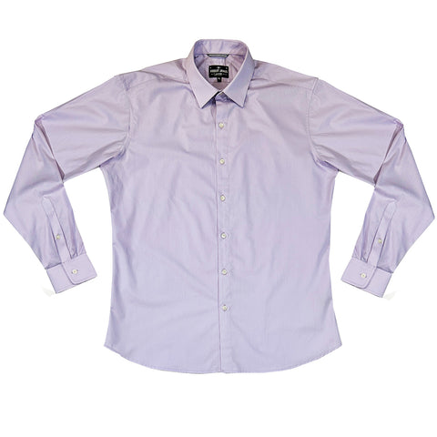Anthony //  LILAC PIQUE - 2 3/4"  Spread Collar + Collar Stay - SMALL BATCH STYLE