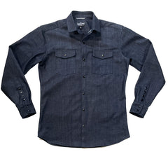 Axe  // 9 oz Indigo Denim Black Snap - SMALL BATCH SHIRTS