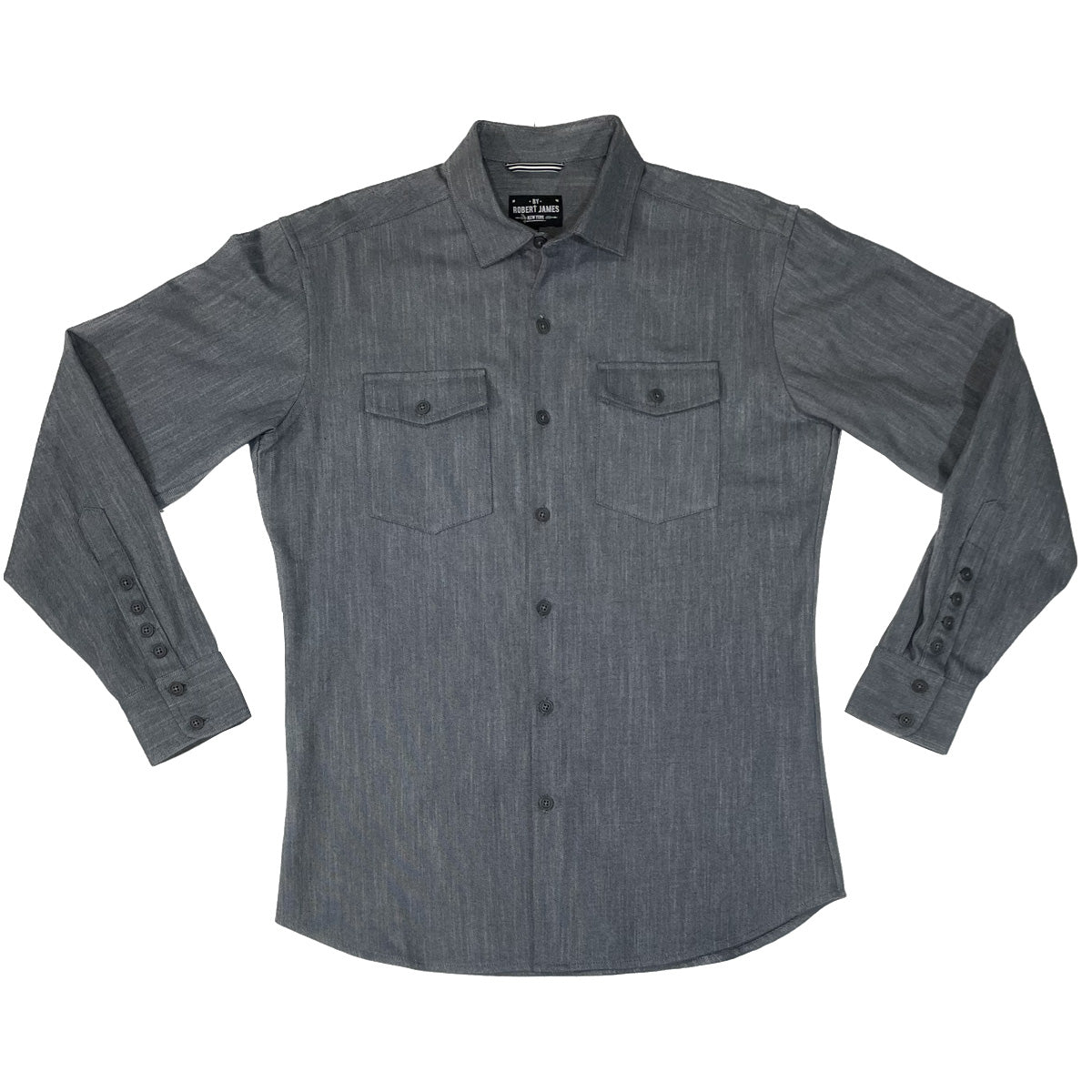 Axe  // Vintage Grey Denim Flannel - SMALL BATCH SHIRTS