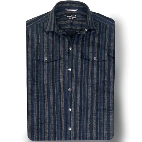 Axe  // 60's Multi Color Vert Stripe  - SMALL BATCH SHIRTS