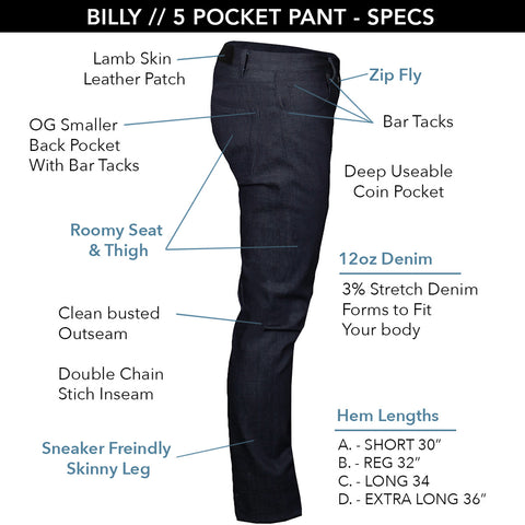 HERRINGBONE // 5 Pocket - SMALL BATCH