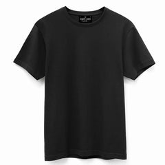 BRJ  BEDFORD // BLACK - LUX 6 OZ Organic Cotton Tee -  American Grown Supima Cottn