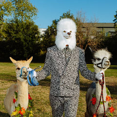 LEOPARD SUIT + SHIRT  - BRIAN WHITELEY - SXSW SATELLITE ART RANCH PHOTO SHOOT