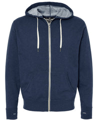 BRJ BROADWAY // MARINE -Full Zip Hoodie  French Terry Men's Knit By Robert James