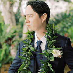 CUSTOM MADE LINEN SUIT + SHIRT- JAMES WALTON - HAWAIIAN WEDDING