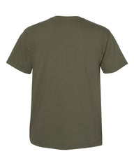 DAGGERS PIGMENT DYED POCKET TEE - DEEP ARMY DRAB  Men's Knit T-Shirt By Robert James