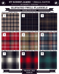 AXE SMALL BATCH  STYLE- "Elevated Twill Flannels #3"