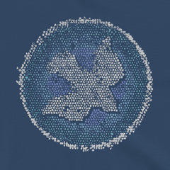 Blue Flame Dove Mosaic - Garment-Dyed Heavyweight Tee