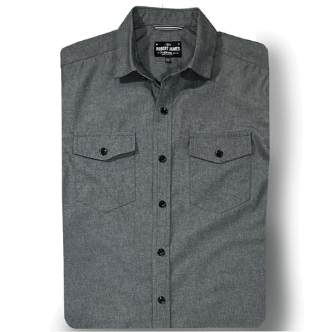 Hawk + Axe  // 4.5oz Charcoal Chambray - SMALL BATCH SHIRTS