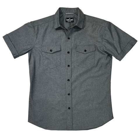 Hawk + Axe  // 4.5oz Charcoal Chambray - SMALL BATCH SHIRTS