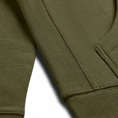 BRJ  MADISON - Organic Pima Hoodie //  MILITARY -  Heavyweight Hoodie