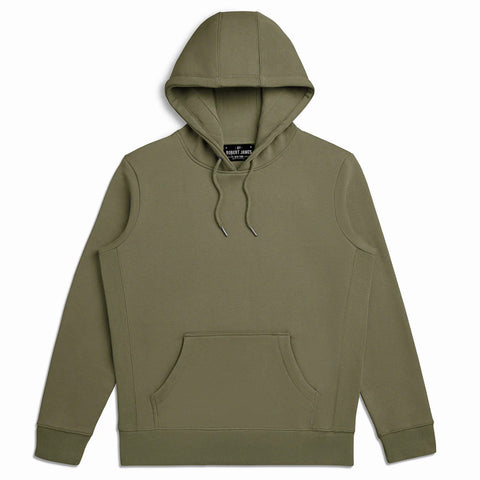 BRJ  MADISON - Organic Pima Hoodie //  MILITARY -  Heavyweight Hoodie