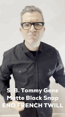 Tommy Gene // Black French Twill - SMALL BATCH STYLE