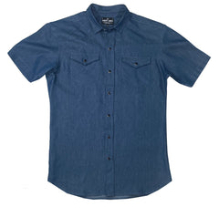 JT SS WESTERN // Indigo Denim Chambray - SMALL BATCH STYLE