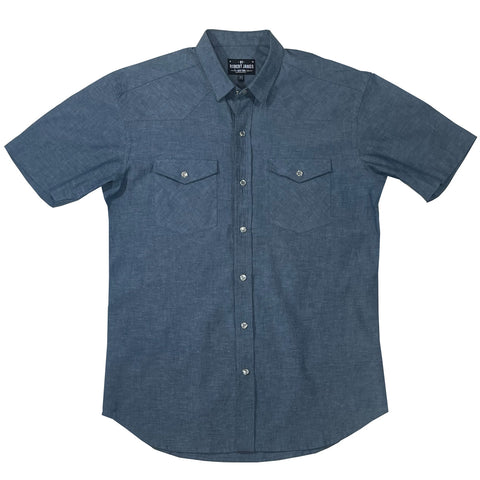 JT SS WESTERN // Japan Chambray - SMALL BATCH STYLE