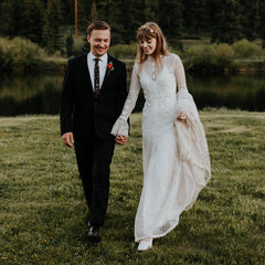NEWMAN SUIT + SHIRT  & TIE-  James M Irving - WEDDING GROOM