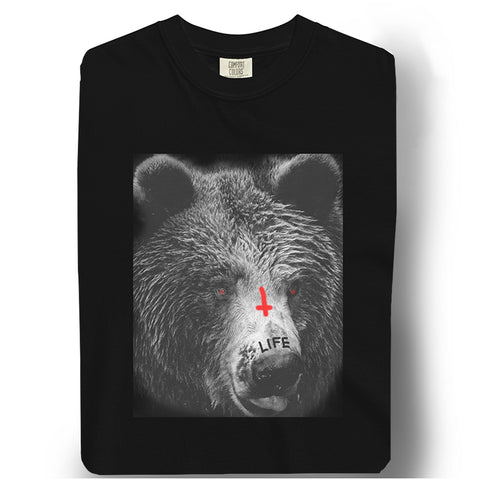 LIFE'S A BEAR- Heavy Garment-Dyed Tee