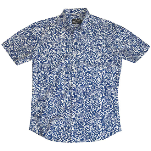 Matty -A  // Blue Zebra Print - SMALL BATCH STYLE